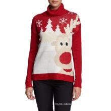 PK18ST060 reindeer christmas sweater jumper for woman